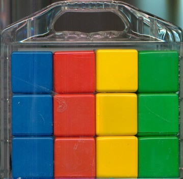 مکعب رنگی پلاستیکی_رنگ های اصلی/بازینگ