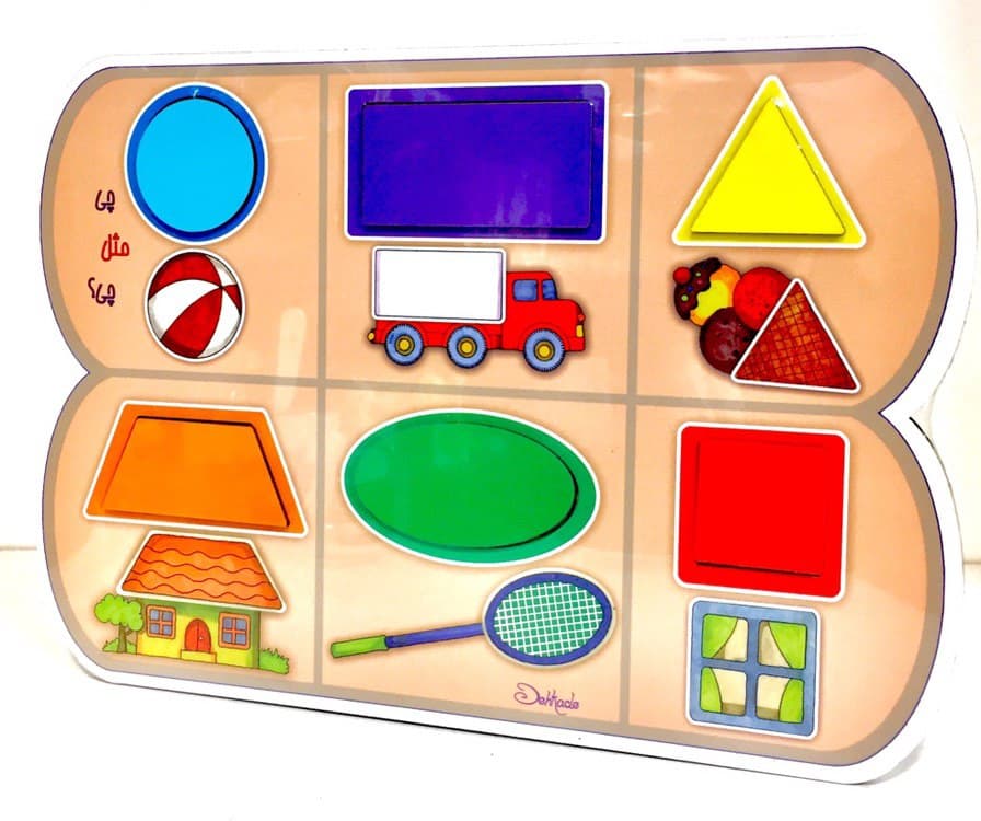 پازل چوبی_چی مثل چی /دهکده