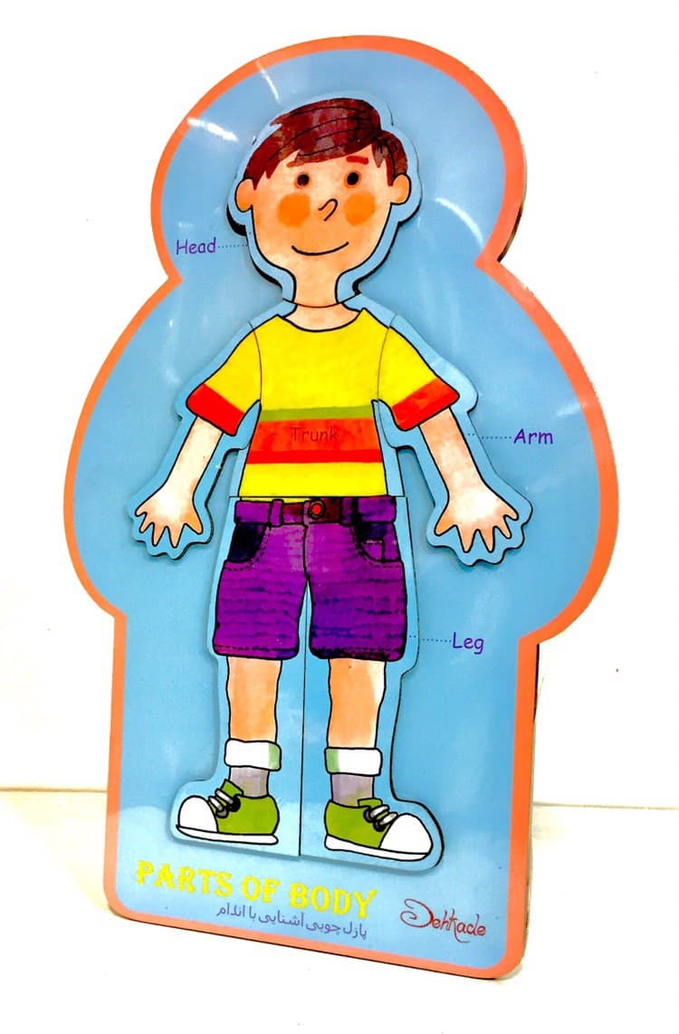 پازل چوبی_آشنایی با اندام بدن/دهکده