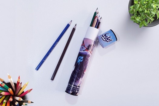 مداد رنگی 12 رنگ _ قوطی /کمیکا