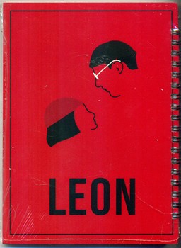 دفتر سیمی رقعی _ LEON قرمز/الین