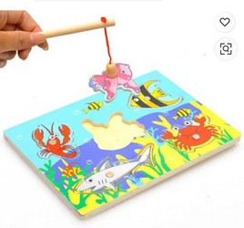 بازی _ ماهیگیری چوبی کوچک / دنیای بازی